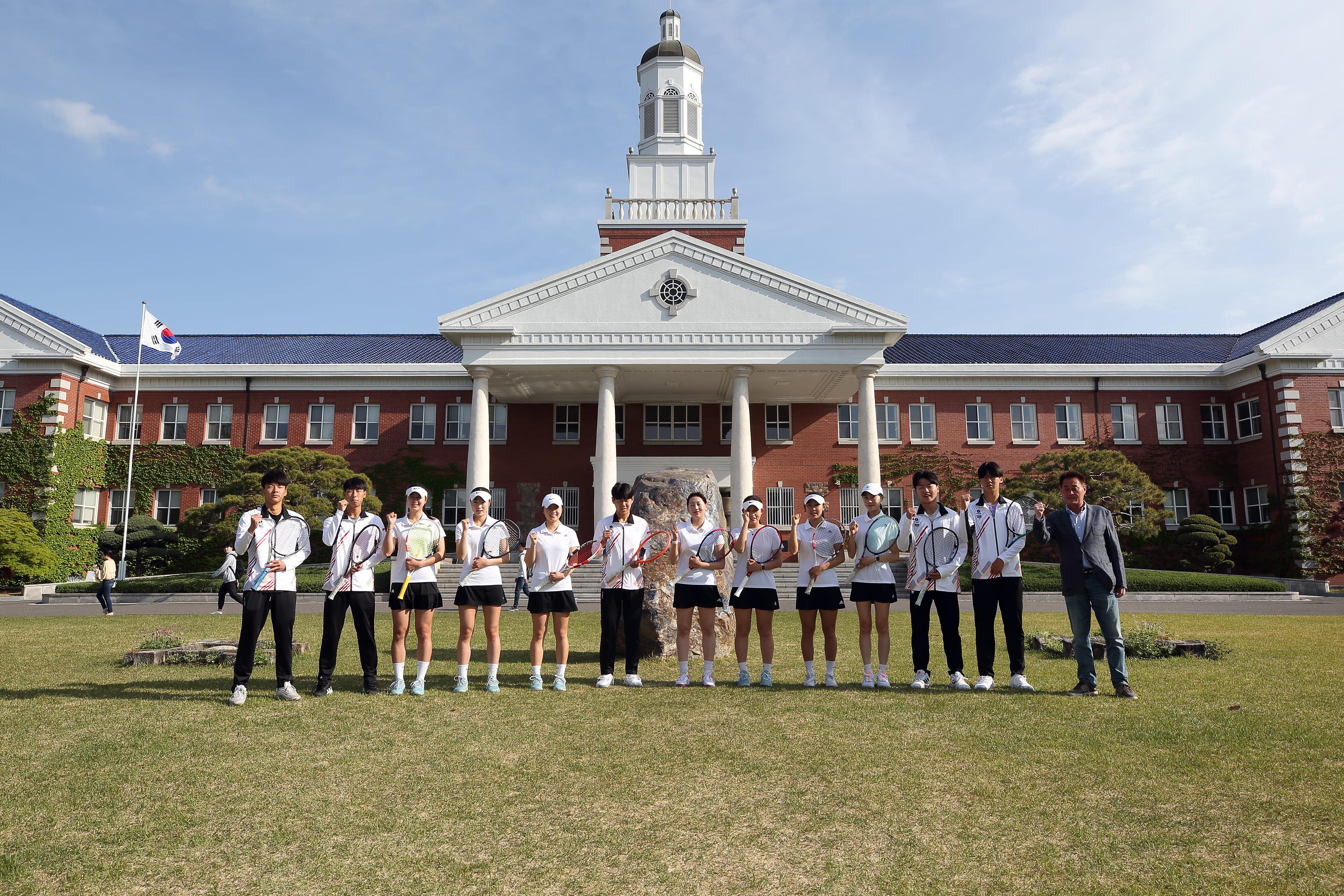 테니스부 단체사진